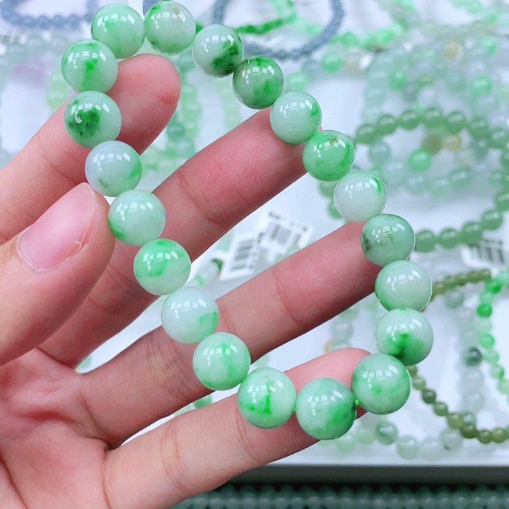 未镶嵌手链翡翠翡翠