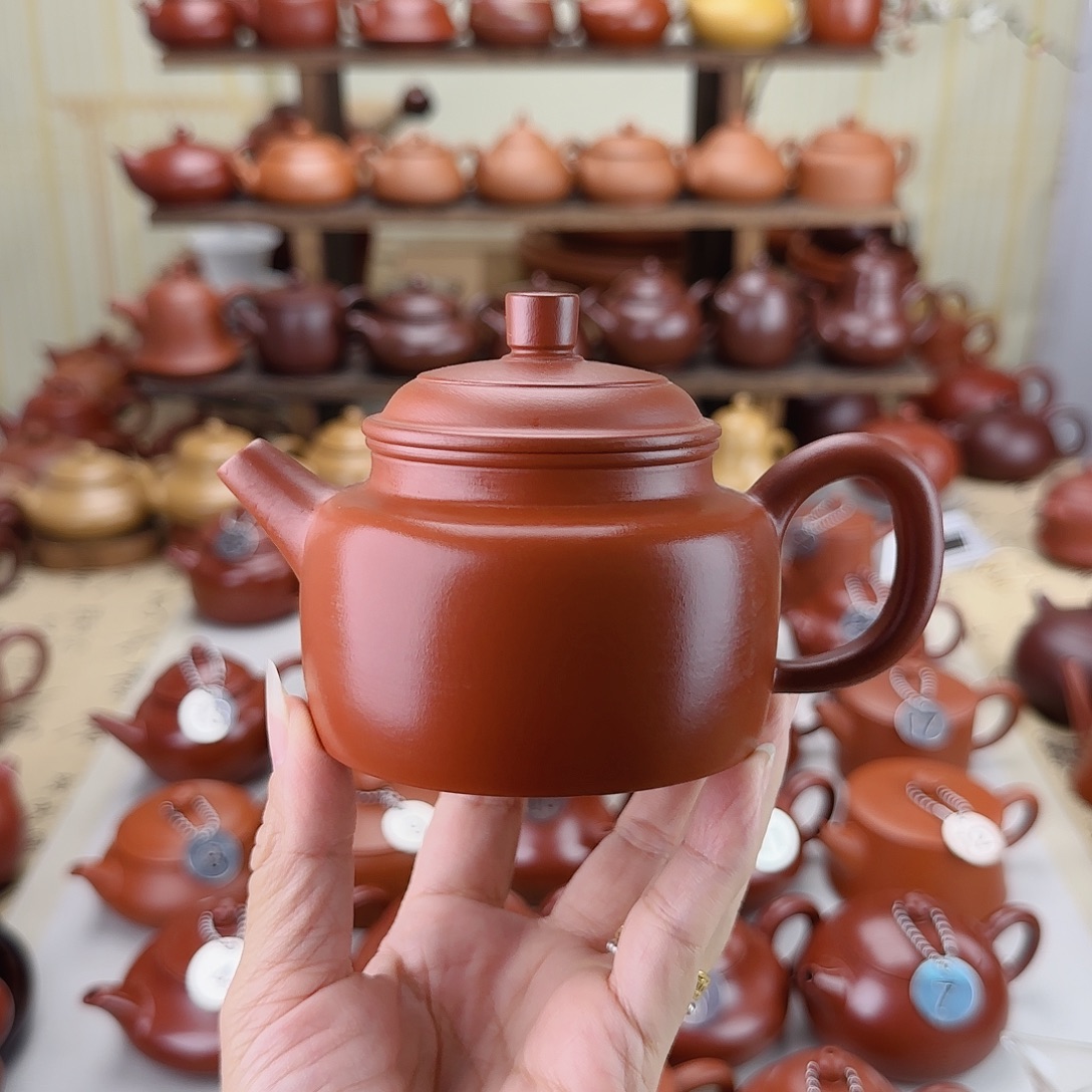 @***梦紫砂茶壶永生大德钟壶