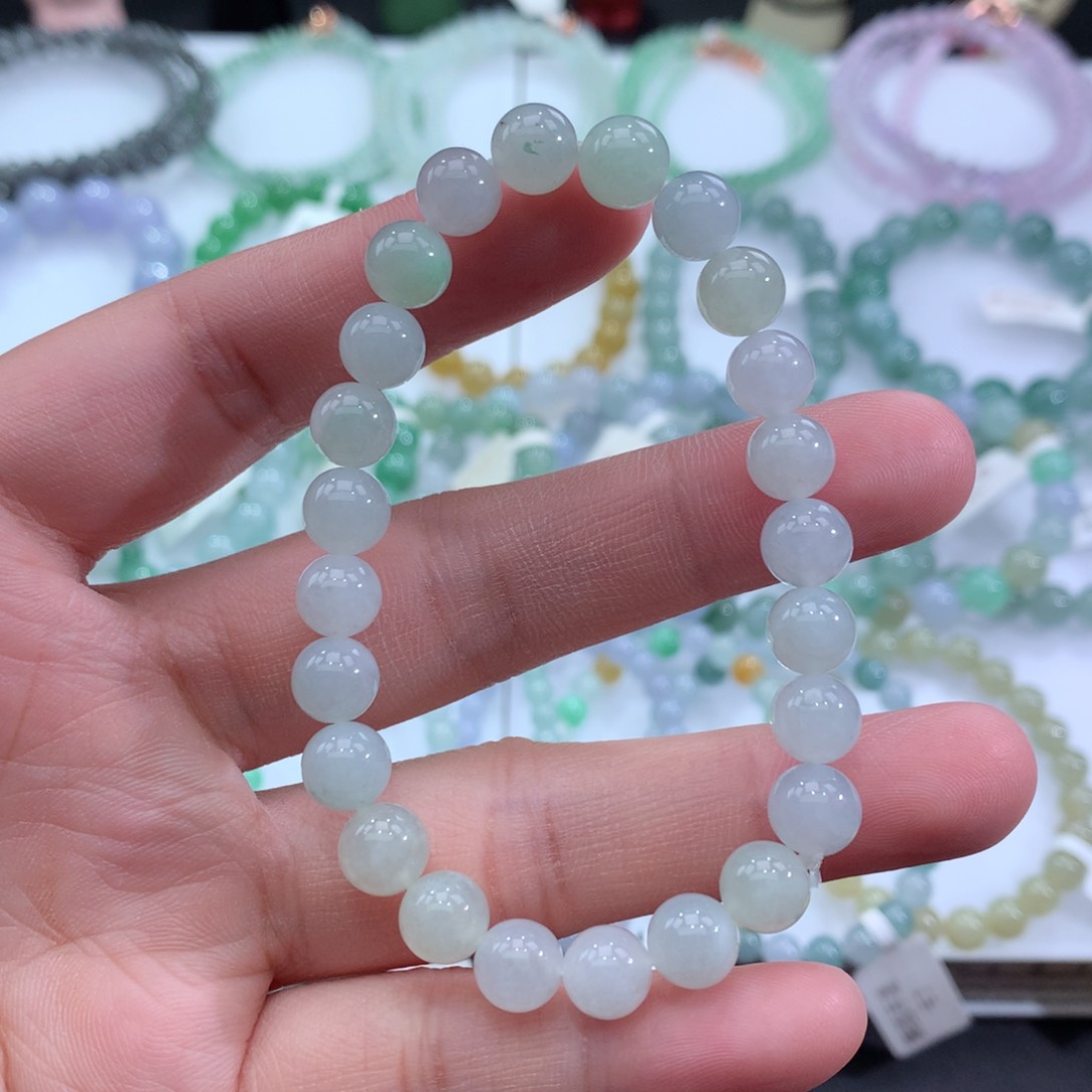 翡翠手链未镶嵌天然