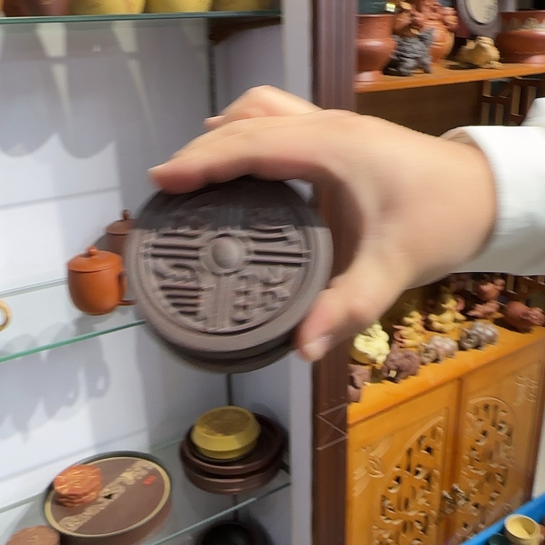 紫砂茶壶长乐未央一对