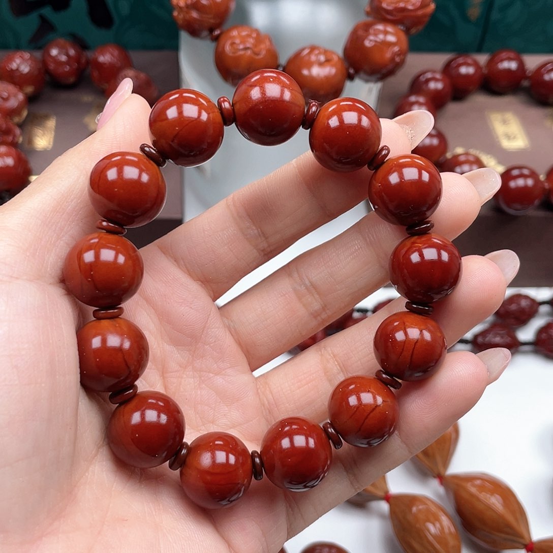 橄榄核手串光珠手串