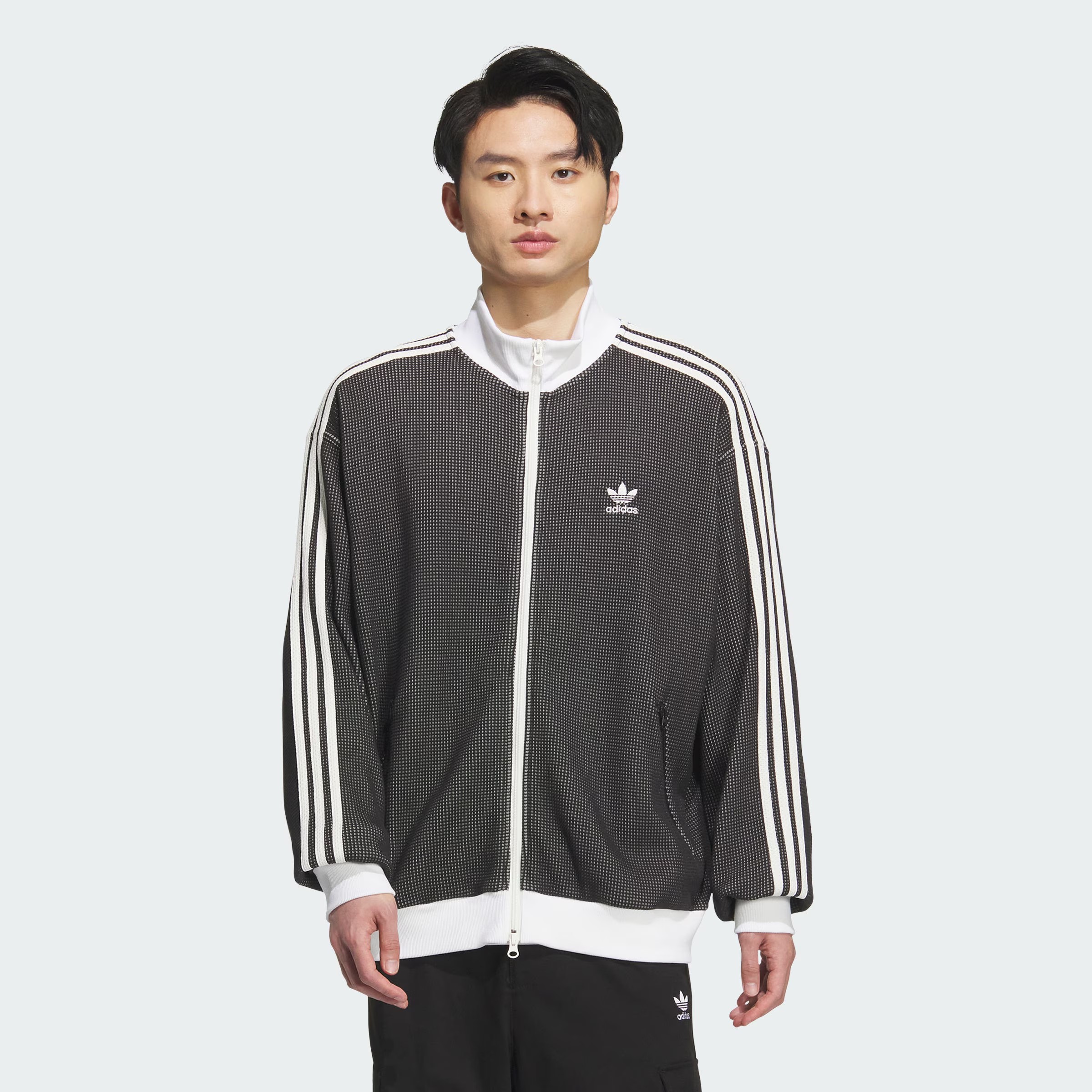 adidas/阿迪达斯男子针织无帽外套 KC2619