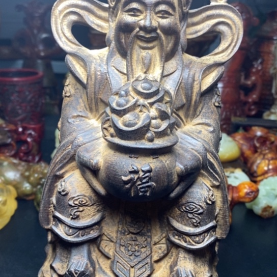 白玉菩提吊坠摆件