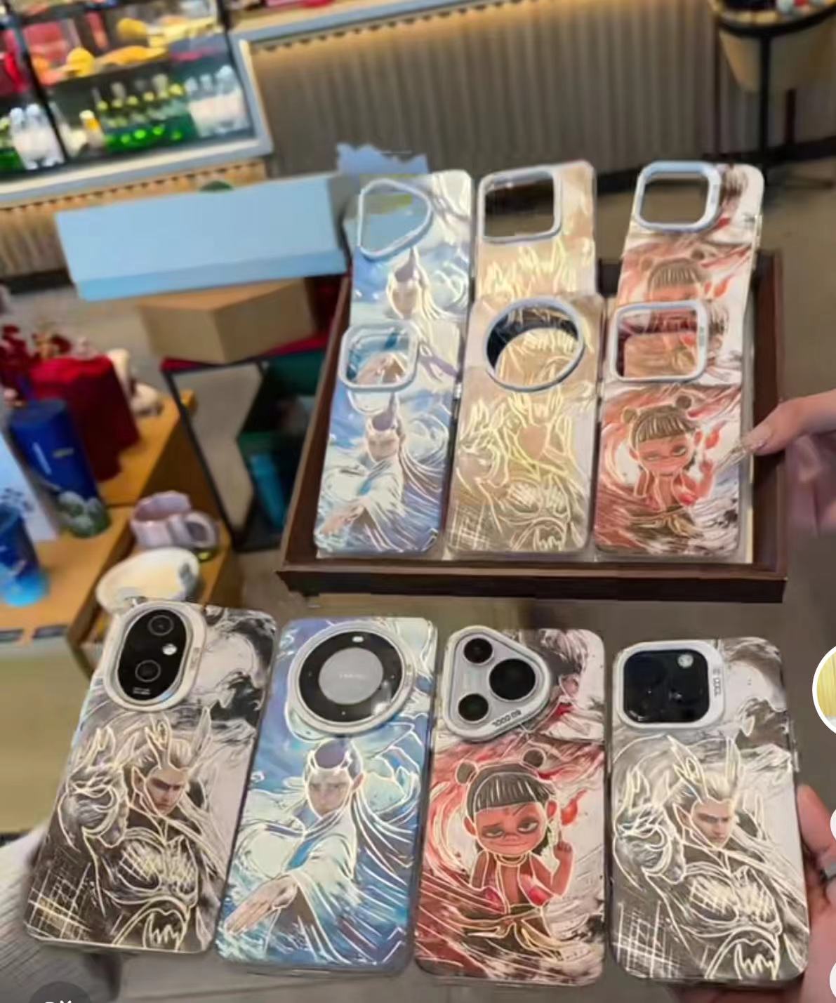 @哪吒【彩银白】 哪吒、敖丙，敖光，手机壳，备注名称下单哦·