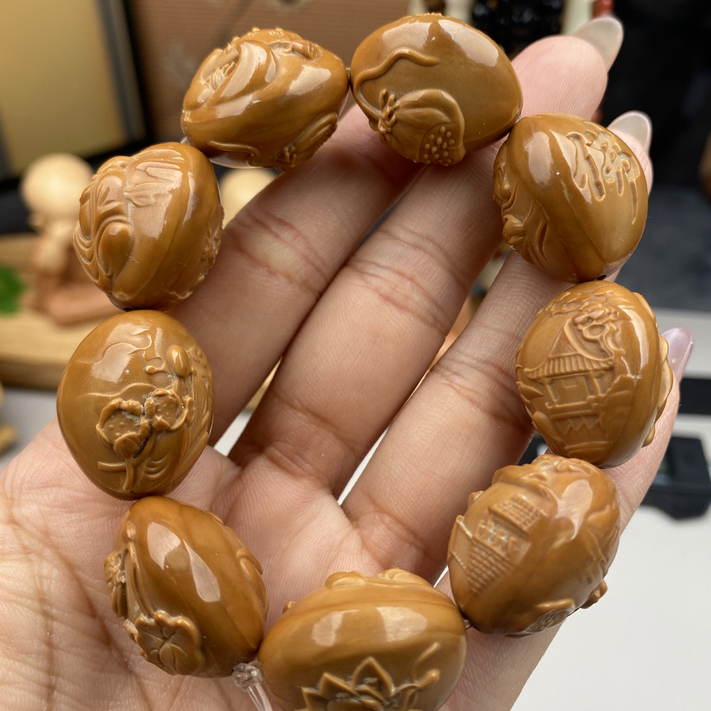 橄榄核无向佛大尺寸手感好
