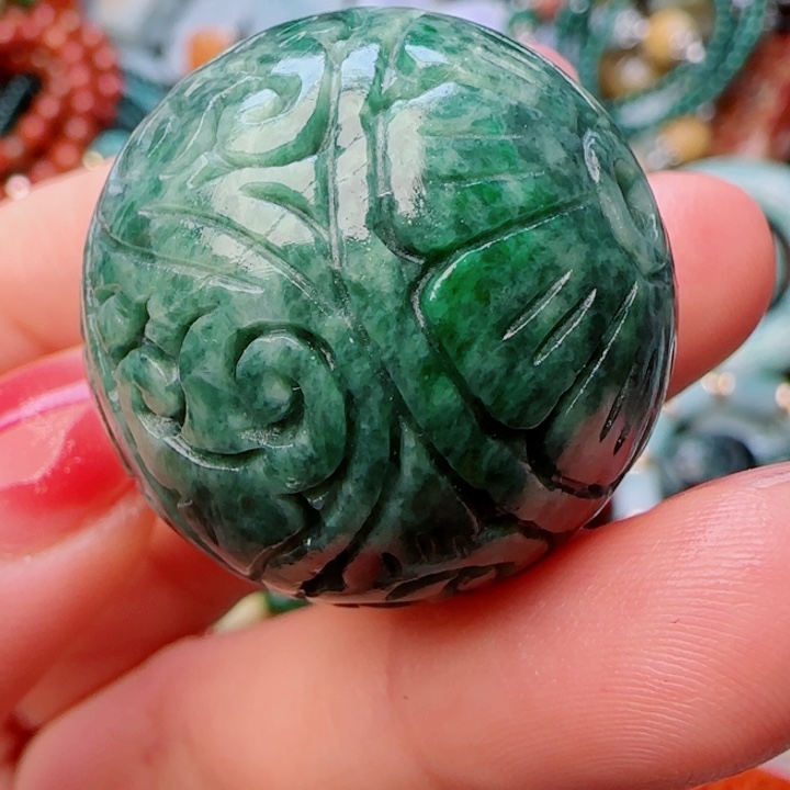 翡翠颈饰未镶嵌天然A货27