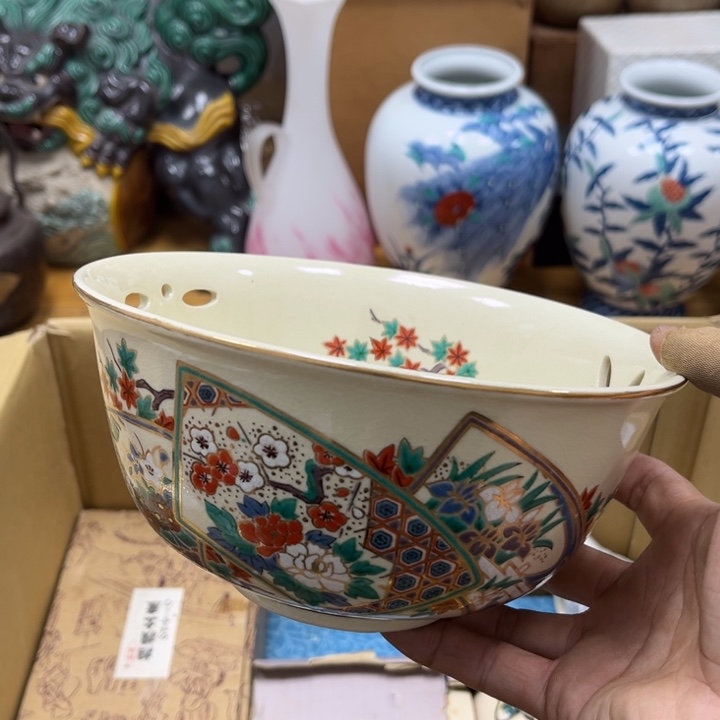 瓷片摆件工艺品瓷器摆件777 