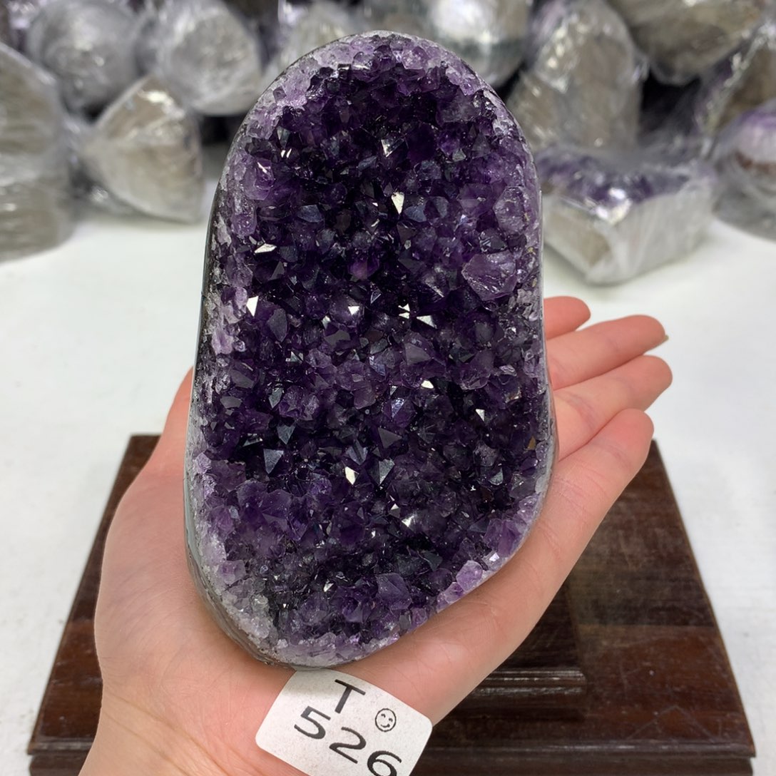 紫晶摆件未镶嵌水晶