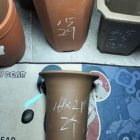 小号兰花紫泥两个