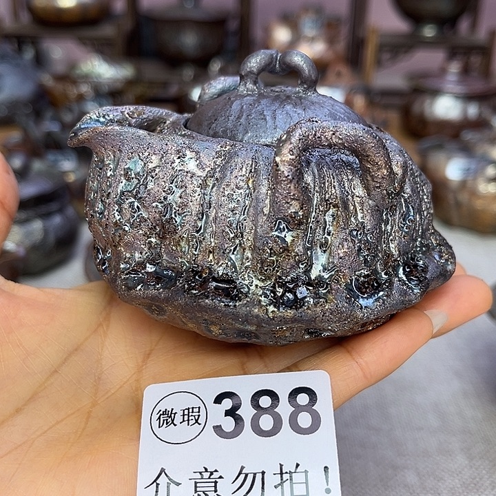 裸柴烧陶瓷手工茶器