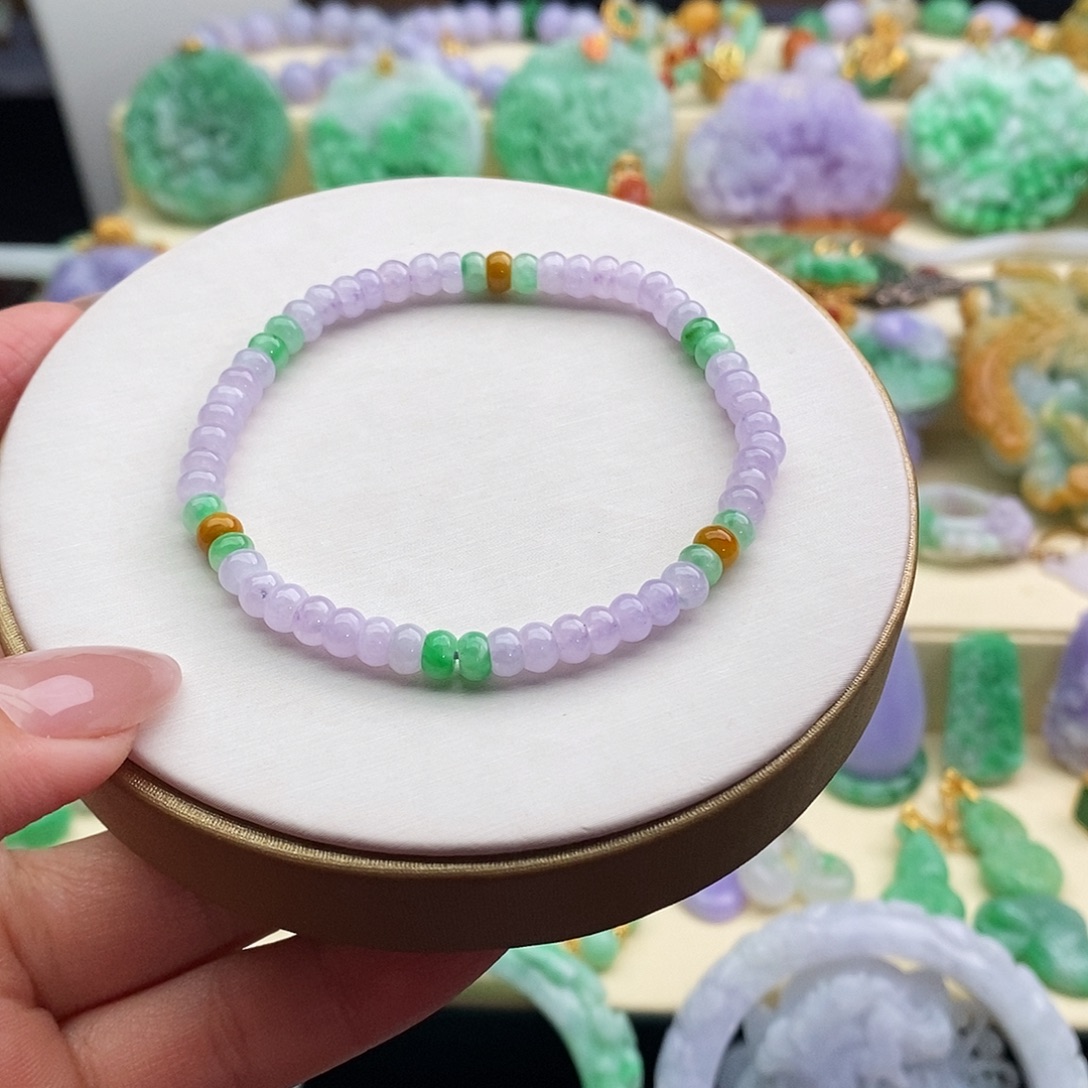 翡翠未镶嵌手串手串