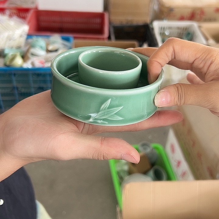 小米茶器龙泉青瓷