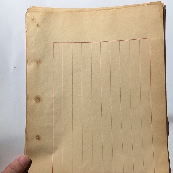 民国玉扣信笺21x27.5cm（5张）