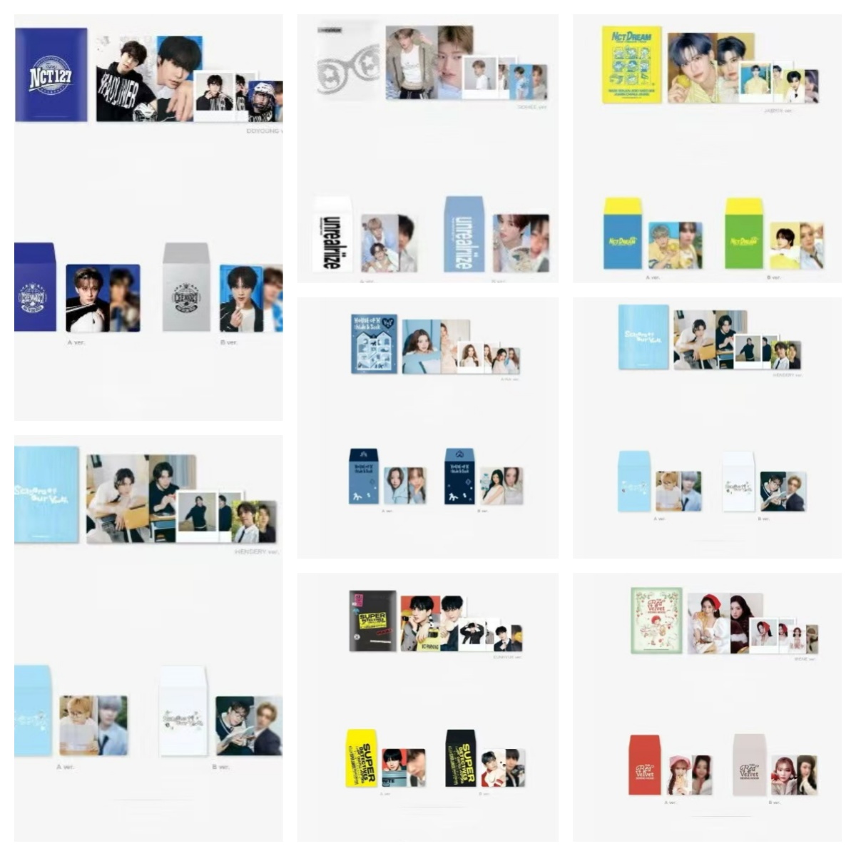 【国现】SM 26 年台历后续 卡包 CD卡牌