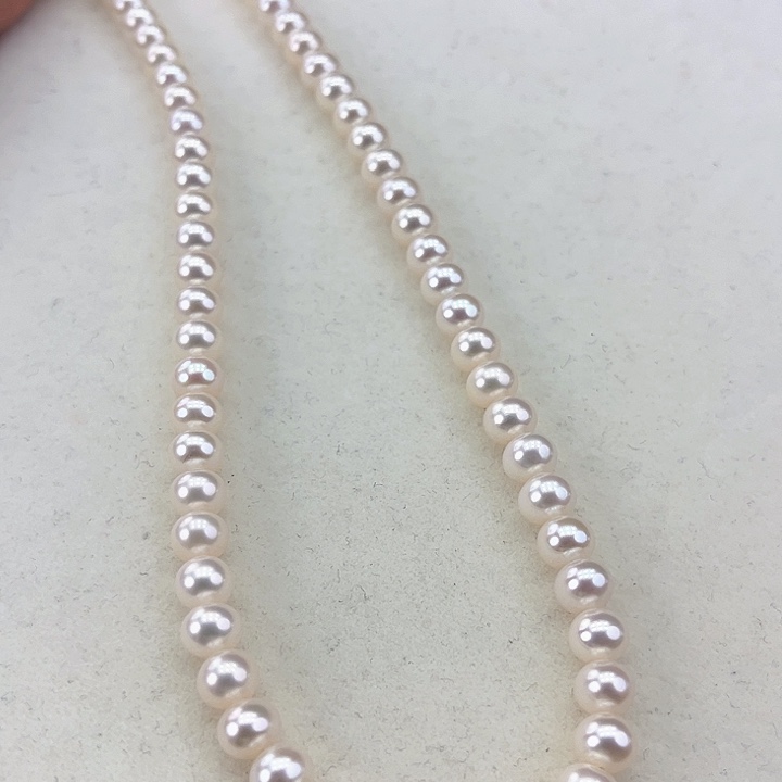淡水珍珠颈饰银S925镶嵌6➕极光炫彩高品