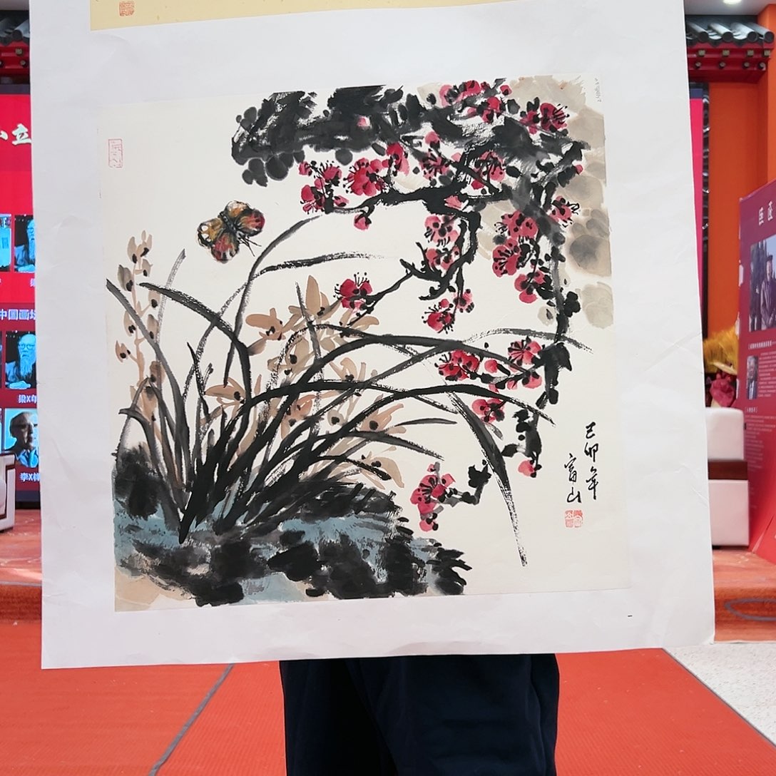 国画孙立芳展览原作