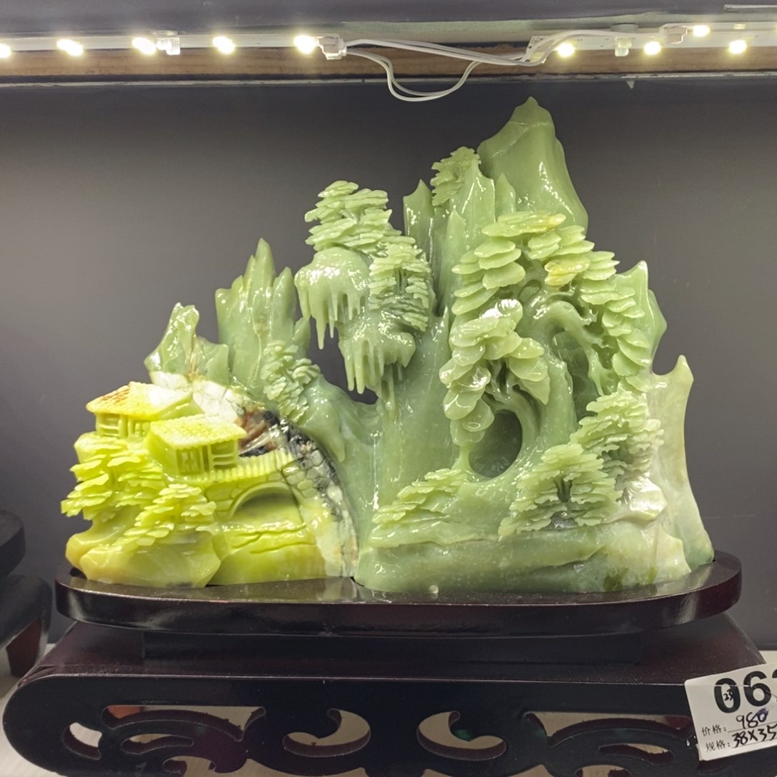 【闪购商品】蛇纹石玉（覆膜）珠宝奇石未镶嵌