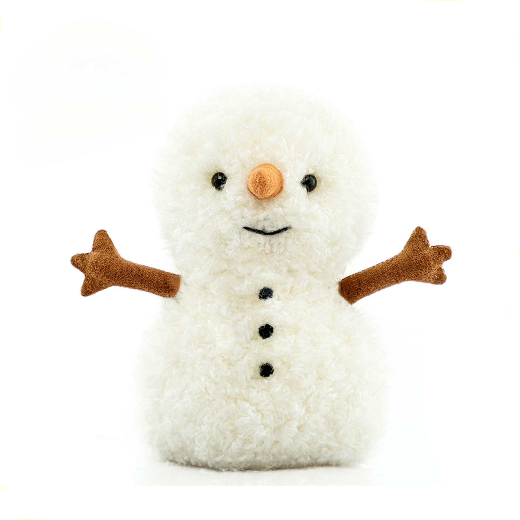 英国卷毛小雪人安抚玩偶可爱娃娃毛绒小公仔儿童玩具送礼