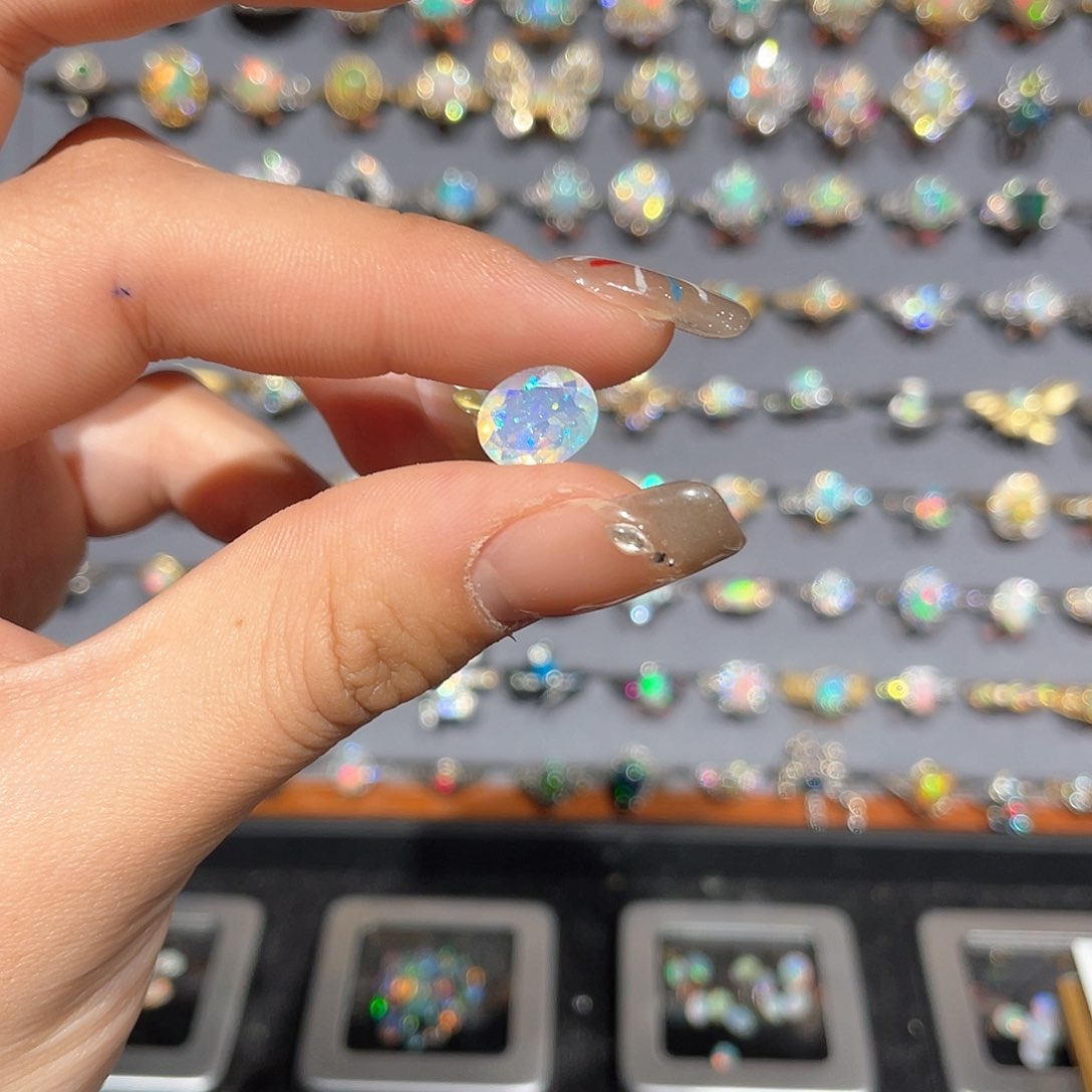 欧泊吊坠银S925镶嵌白**予