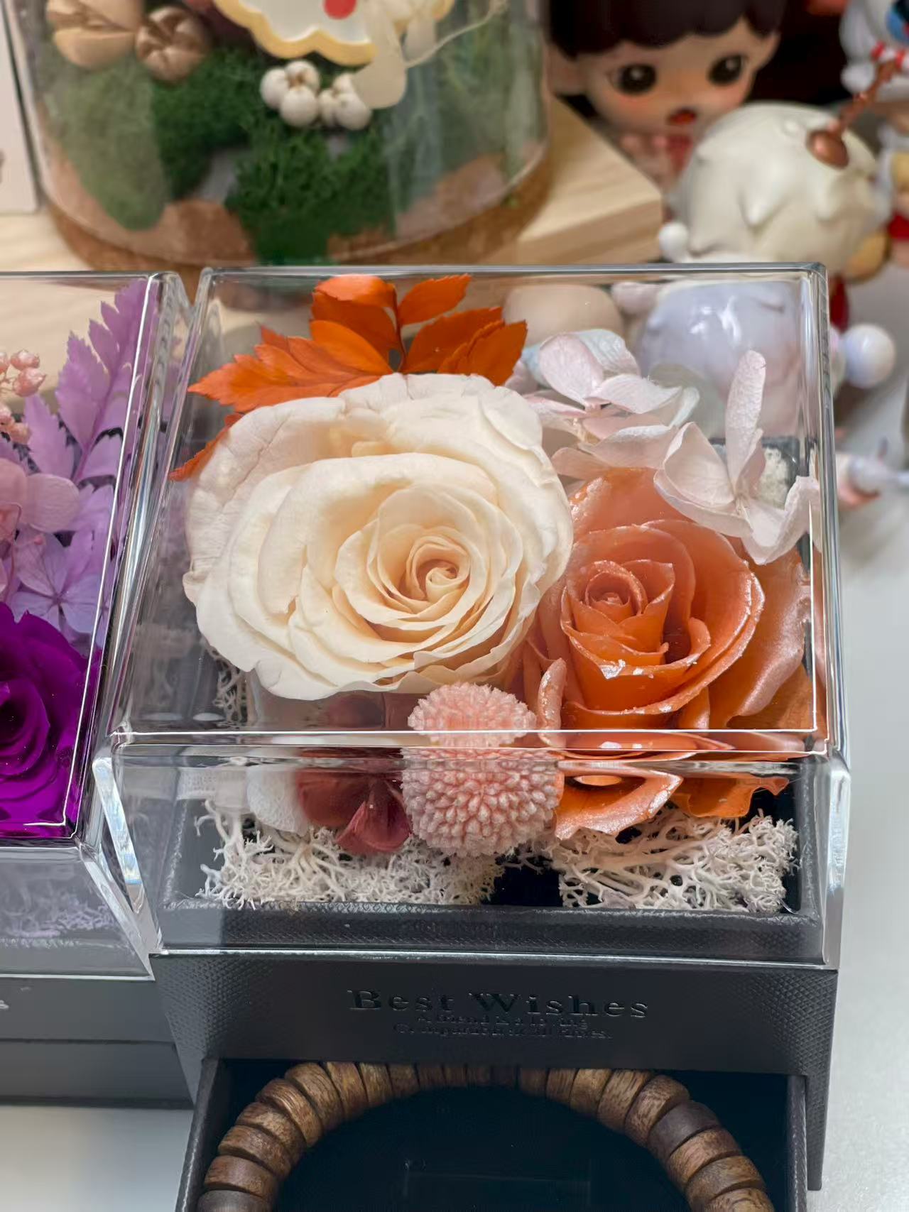 diy永生花首饰盒-手工作品默认微瑕完美主义者慎拍