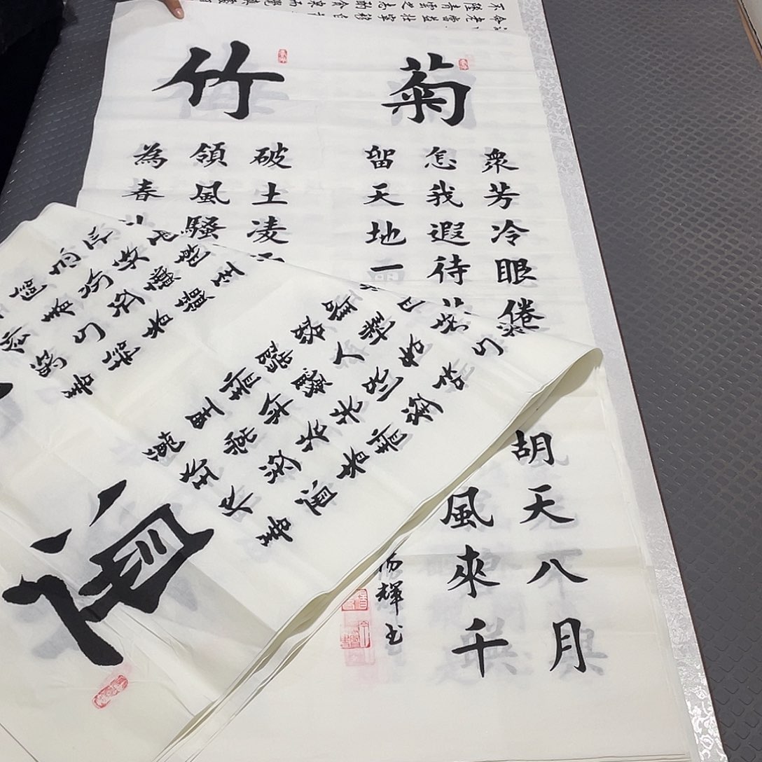 不***气书法老师作品手写