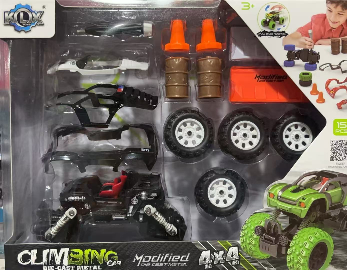 礼盒拆装越野车玩具一盒