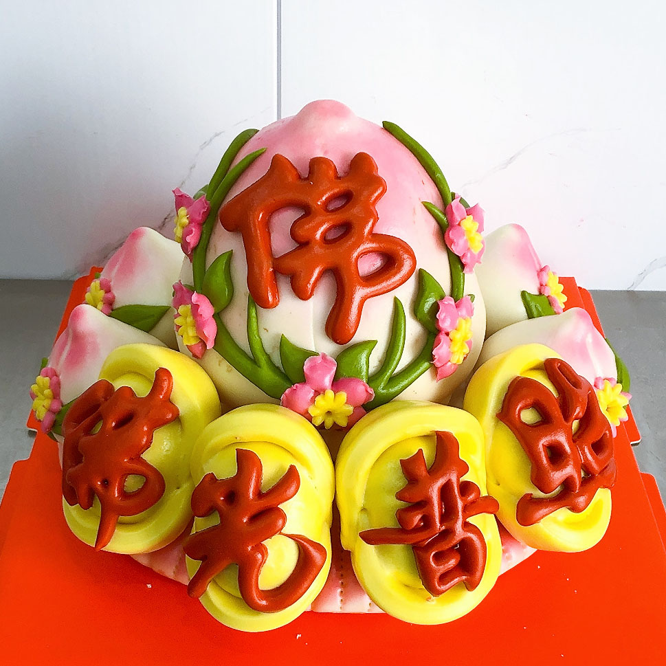 【初一十五】上供佛仙道摆供面点寿桃可改字备注贡品馒头