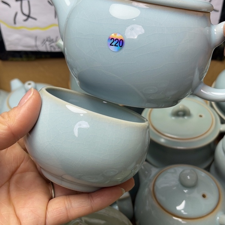 原***我汝州原矿原釉微瑕220➕公道➕四个大禅定
