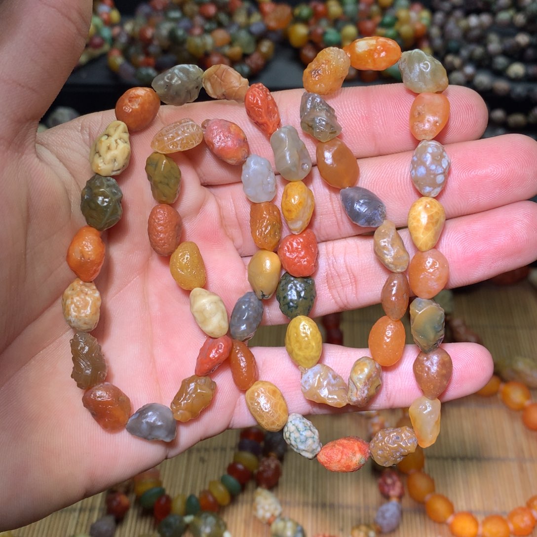 玛瑙/玉髓未镶嵌手链