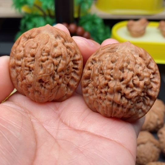 把件文玩核桃莲花