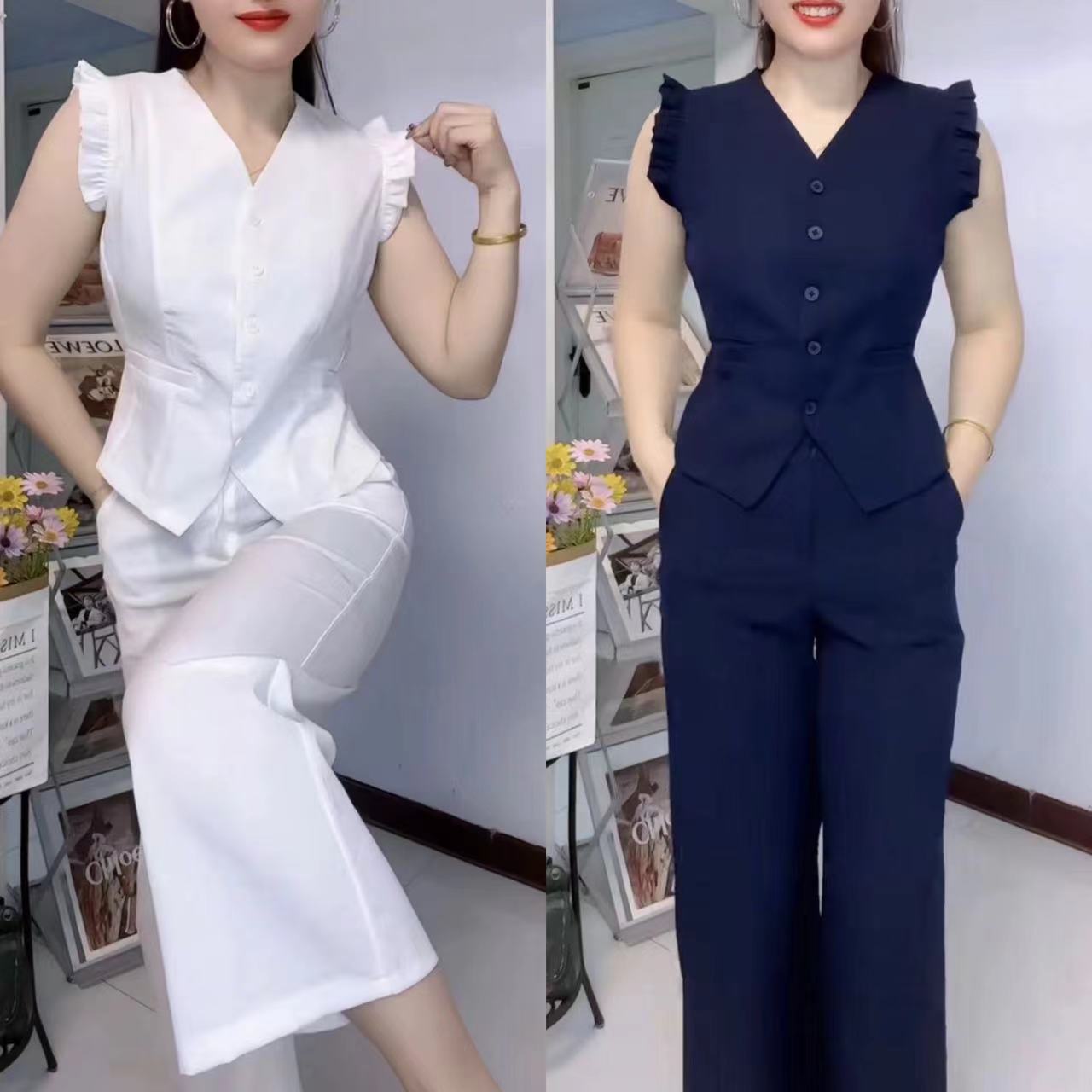 时尚夏季洋气休闲女神范套装