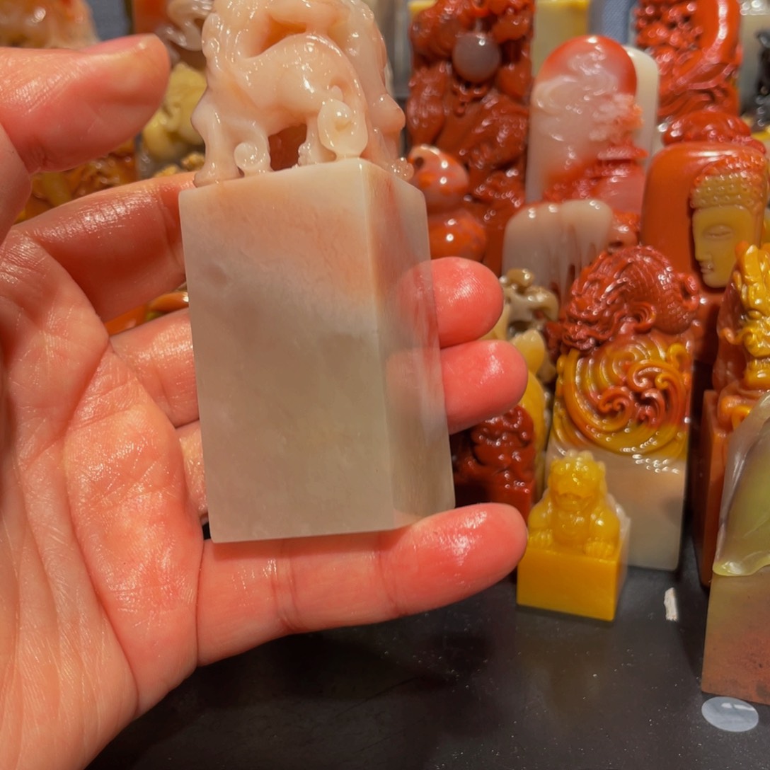 寿山石印石精美寿山