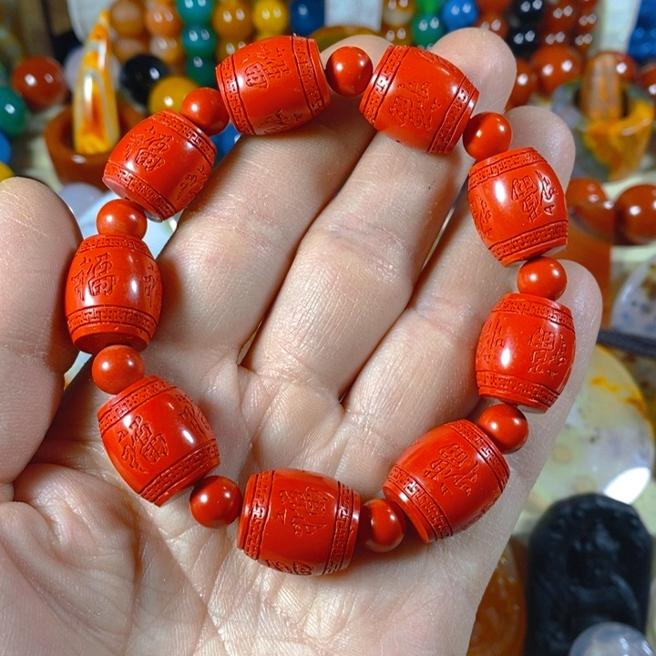 玛瑙/玉髓手链未镶嵌J***I