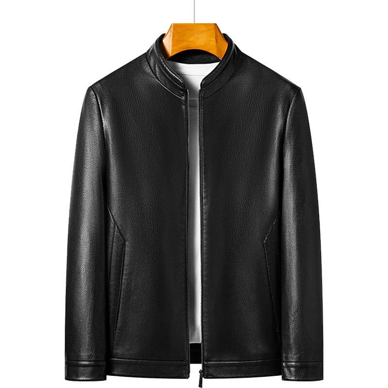 男士春秋加厚真皮皮夹克【直播间为准】