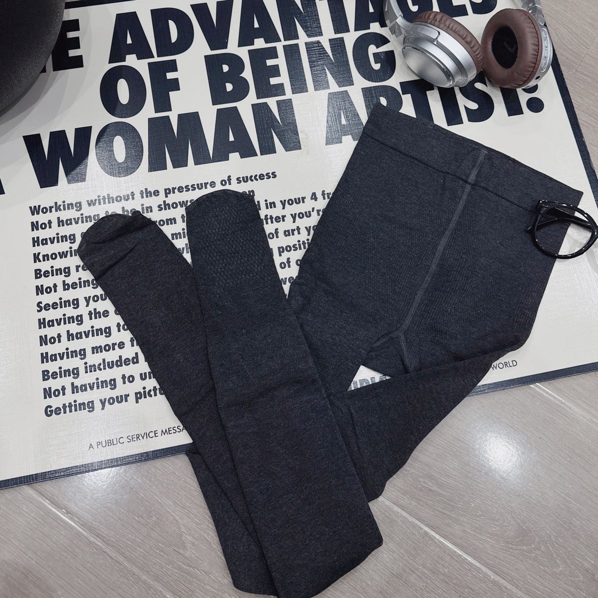 「配裙裤单品～瘦腿袜」2025冬款百搭显瘦瘦腿袜 （拉毛绒）