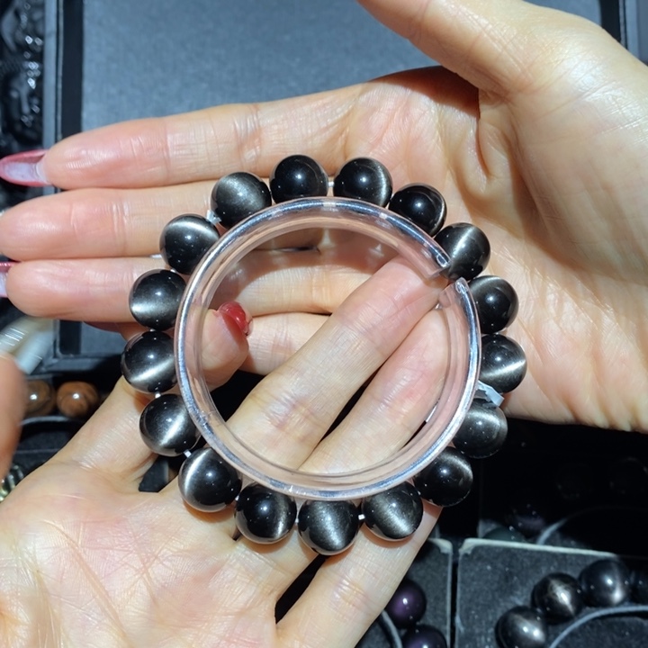 黑曜岩手链未镶嵌T****?