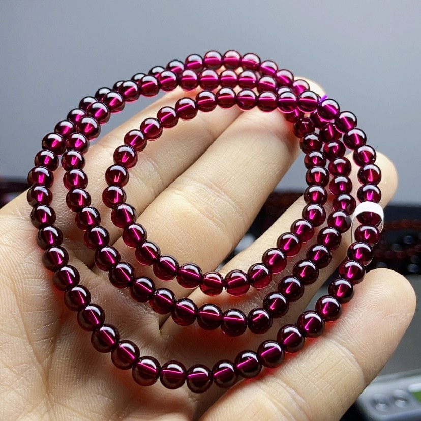 【闪购商品】石榴石手链未镶嵌晴*