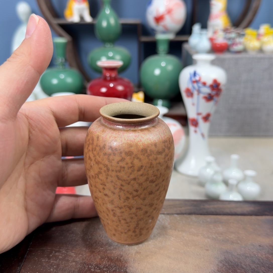 陶瓷手工小花器摆件