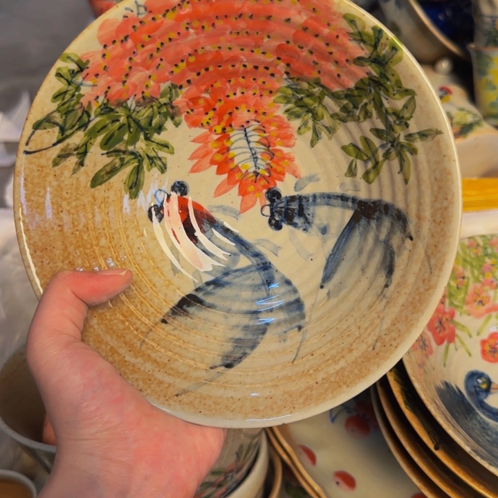 瓷片景德镇陶瓷手工手绘