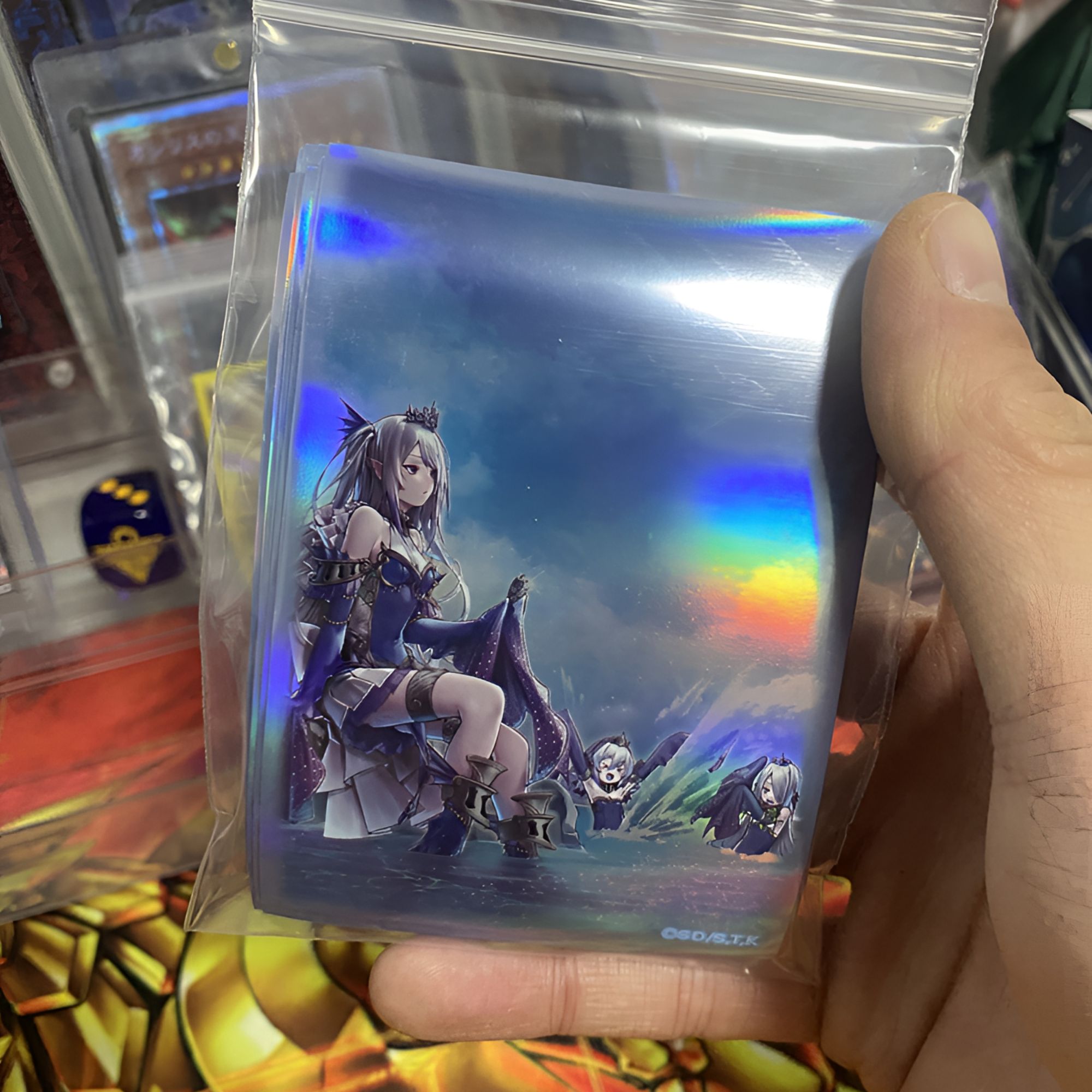 【高阶妹套】游戏王正版 珠泪 独角兽 异响鸣 官方卡套