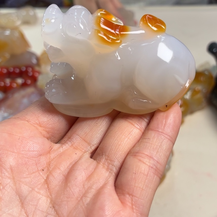玛瑙/玉髓未镶嵌吊坠(不含链)