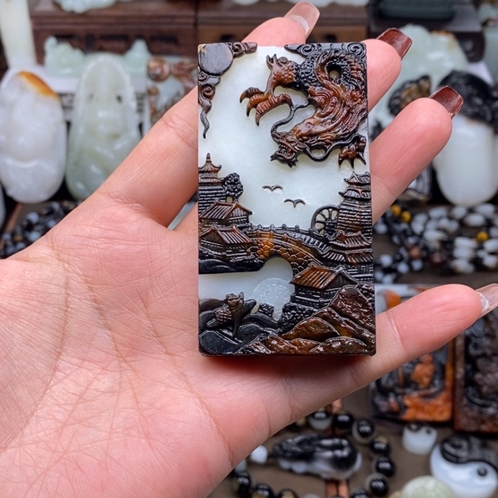 颈饰未镶嵌和田玉用****3