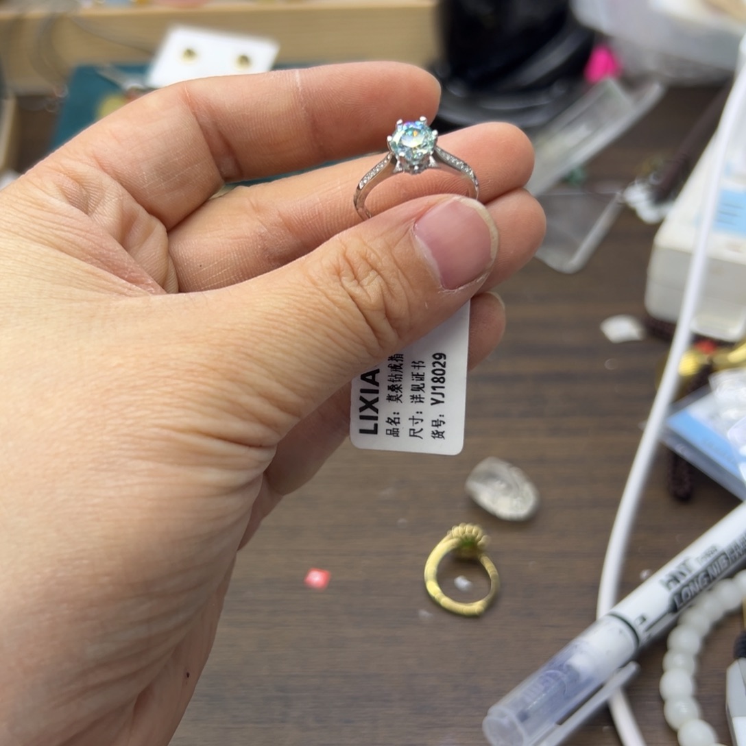 坦桑石戒指银S925镶嵌1230