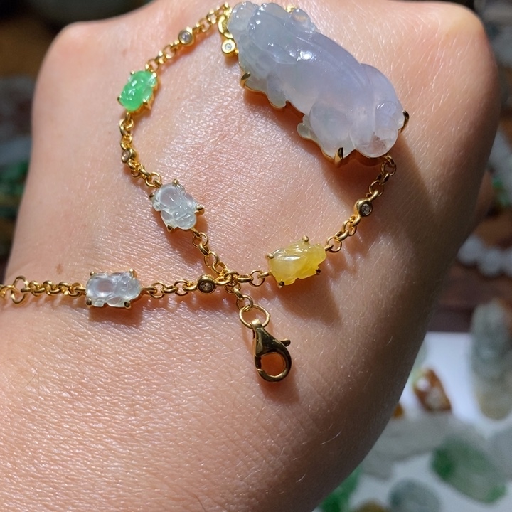 定制翡翠未镶嵌毛货