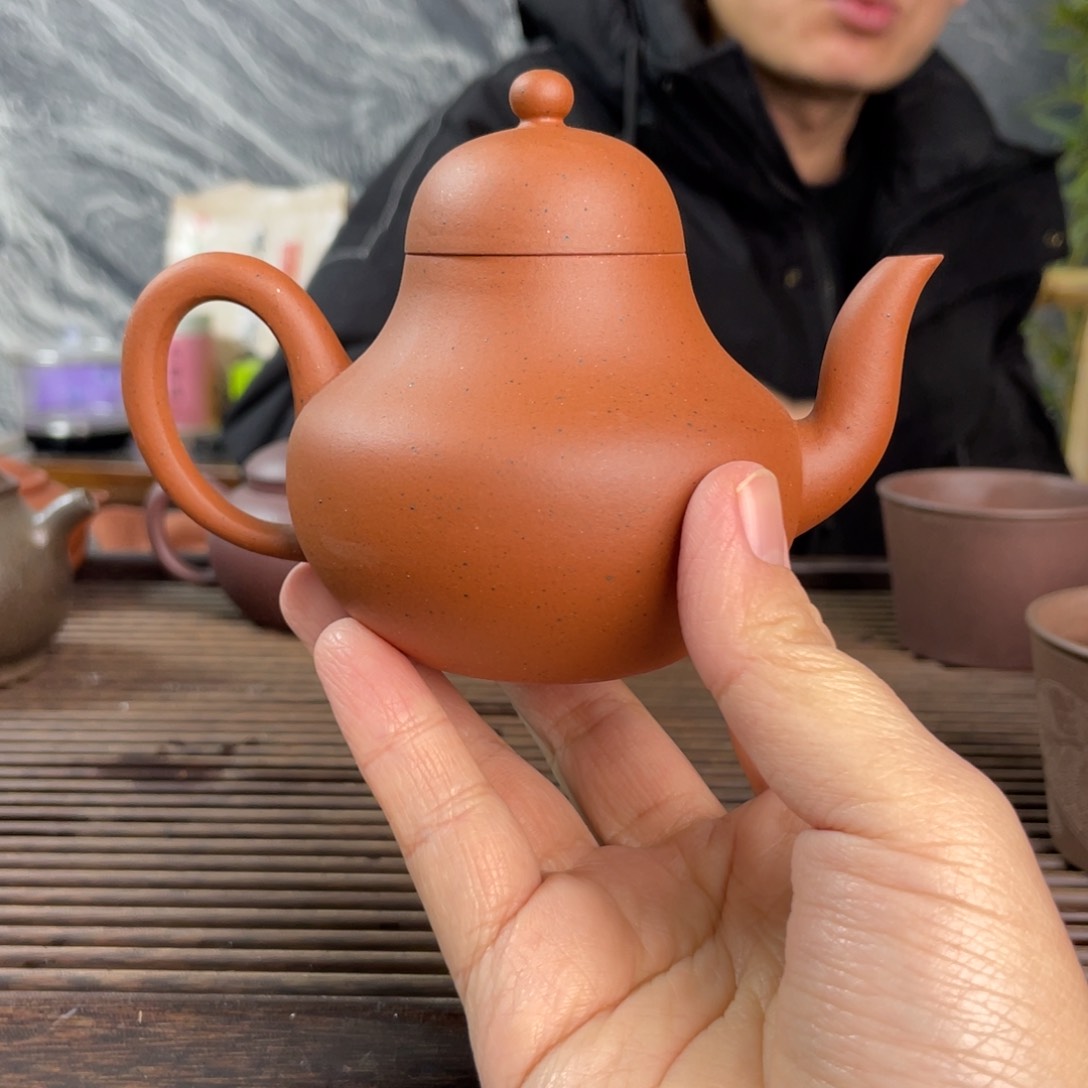 紫砂茶杯红泥思婷