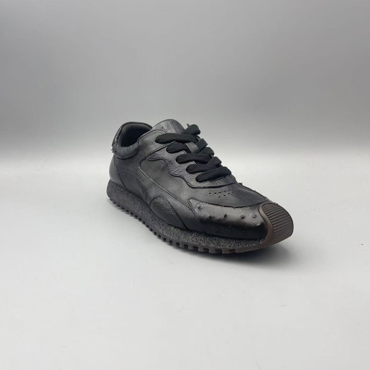 （孤品微瑕介意勿拍）新款轻质厚底系带男士皮鞋休闲鞋 392