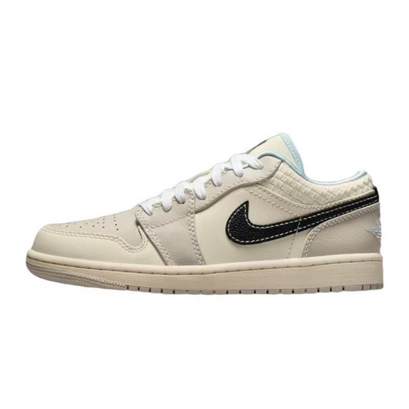 NIKE/耐克AJ款米棕复古低帮篮球鞋防滑耐磨休闲运动鞋HQ3440-101