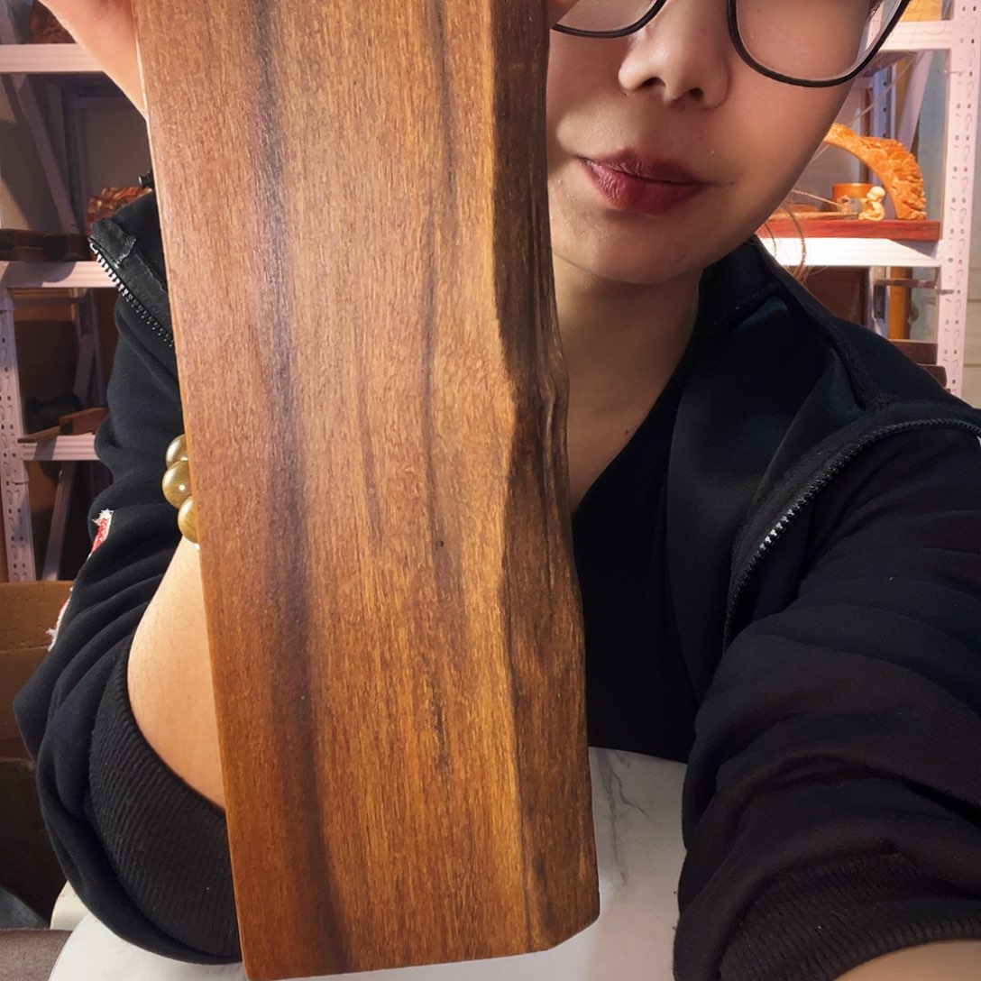 紫檀木类端景台铭**海
