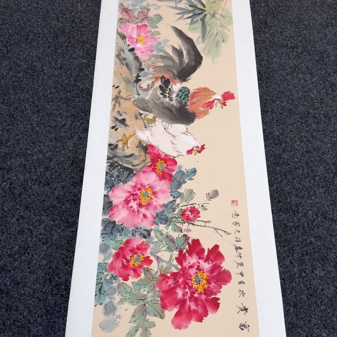 国画国画作品山水花鸟纯手绘