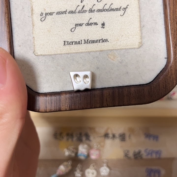 一****足银布艺足银小d1个